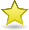 Simple Gold Star Clip Art